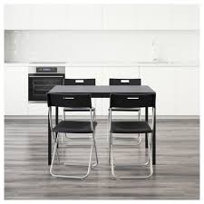 Tarendo Gunde Table And 4 Chairs Black Ikea Restaurant Chairs For Sale Ikea Folding Chairs Swivel Chair Living Room