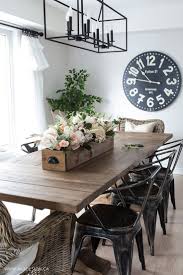 Rustic Brown Wood Custom Family Name Farmhouse Large Clock Zazzle Com In 2020 Farmhouse Dining Rooms Decor Modern Farmhouse Dining Farmhouse Dining Room Table