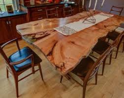 Furniture On Etsy A Global Handmade And Vintage Marketplace Dining Room Table Dining Room Design Round Table Live Edge Dining Table