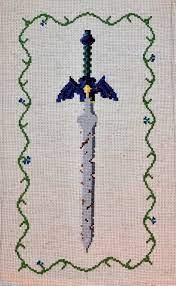 pattern free and ready to download patterns. Thought You Guys Might Like My Master Sword Cross Stitch Zelda