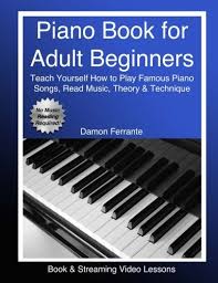 Super basics has a little over 22 minutes of video in total, add practise time for each exercise and it should take you roughly a week of a few minutes a day. Piano Book For Adult Beginners Teach Yourself How To Play Famous Piano Songs Read Music Theory Technique Book Streaming Video Lessons Ferrante Damon 9780692926437 Amazon Com Books