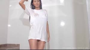 Wet Shower See Through: Brunette Brunette Porn