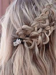 Diagonal Double Braid Side Hairstyle Die 2 In 1 Frisur Fur Tagsuber Und Abends Braids Life Flechtfrisuren Geflochtene Frisuren Geflochtene Haare