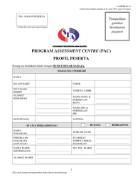 Assessing the potential of both external and internal candidates. Fillable Online Untuk Diserahkan Kepada Urus Setia Spa Yang Bertugas Fax Email Print Pdffiller