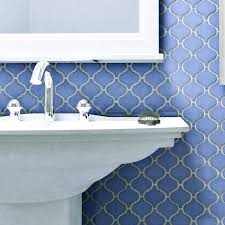 Maybe you would like to learn more about one of these? Somertile 9 75x10 25 Inch Victorian Morocco Glossy Blue Porcelain Mosaic Floor And Wall Tile 10 Tiles 7 Sqft Overstock 8929514