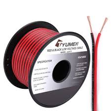 Red Black 18awg Led Strips Extension Wire Electrical Cable For Led Ribbon Lamp Speaker Cable Size 40ft 100ft Wish