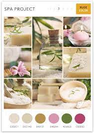 6 Spa Color Schemes That Communicate Wellbeing Solace Spa Colors Spa Room Ideas Estheticians Spa Room Decor