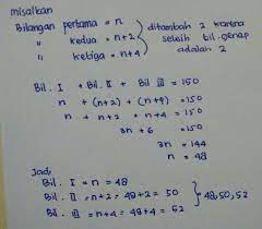 We did not find results for: Temukan Tiga Bilangan Genap Berurutan Yg Jumlahnya Sama Dengn 150 Brainly Co Id