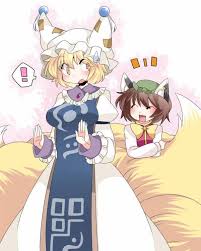 東方 橙ってあんまり藍の言うこと聞いてくれないらしいな 2ch東方スレ観測所 東方 かわいい かわいいアニメの写真 東方 橙