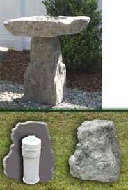 Bird Bath Well Cover Ideas Rock Bird Bath Rock Bath 209 00 Bay State Water Store Bird Bath Rock Decor Diy Bird Bath