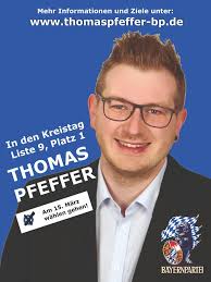 Nochmal unsere Zielsetzungen und Kandidaten für die Kreistagswahl im Lkr.  Deggendorf. Ich trete hierzu als BP-Spitzenkandidat an und hoffe auf eure  Stimmen :) Mehr Infos unter:  https://www.thomaspfeffer-bp.de/ziele-kreistag.php