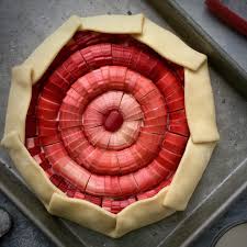 Crazy Beautiful Rhubarb Galette Rhubarb Beautiful Desserts Rhubarb Galette