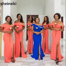 Coral wedding cakes coral wedding themes coral wedding flowers beach wedding bouquets coral roses wedding flower arrangements bride bouquets flower bouquet wedding bridesmaid bouquet. African 2019 Coral Royal Blue Off Shoulder Mermaid Bridesmaids Dresses Long Cap Sleeve Lace Split Side Wedding Guest Dresses Bridesmaid Dresses Aliexpress