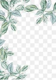 Border Border Hand Drawn Border Beautiful Border Watercolor Border Leaves Green Border P Graphic Design Background Templates Floral Border Hand Painted Frames