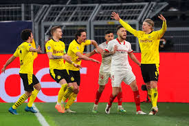 Erling braut haaland scoret to ganger da dortmund tok seg videre i champions league tirsdag, men kom i begivenhetenes sentrum. Today S Matches Borussia Dortmund Vs Sevilla Live Uefa Champions League Round Of 16 Second Leg Live Online Football24 News English