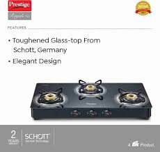 Prestige Royale Plus Glass Manual Gas