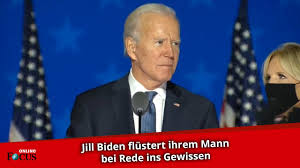 Joe biden admits to election fraud in video confession: Joe Biden Bedankt Sich Bei Rede Dann Flustert Ihm Seine Frau Wichtigen Hinweis Zu Youtube
