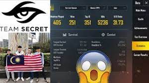 Team Secret Player Stats Pubg Mobile Ft Biubiu Alexer Sinbn Stew9k Youtube