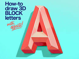 3d drawing letter a to z / how to draw capital alphabet lettering a z easy simple for beginners a b c d e f g h i j k l m n o p q r s t u . Draw 3d Block Letters By Designer Mike On Dribbble