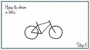 320x240 simple steps for elementary kids to draw a bicycle. How To Draw A Bike In 7 Steps Easy Youtube