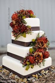 Fall Wedding Cake Fall Wedding Cakes Wedding Cake Fall Colors Fall Themed Wedding Cakes