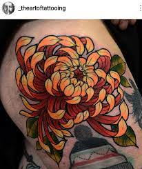 Chrysanthemum Flower Tattoo Design Chrysanthemum Tattoo Crysanthemum Tattoo Tattoos