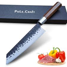 Check spelling or type a new query. 14 Inch Chef Knife Forged Kitchen Knife Chef S Knives Slicing Knife For Chefs Cutlery Knife Crude Wood Handle Plus Forged Steel High Hardness Sharp And Practical To Meat Fish Black Buy Online