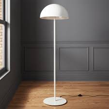Shop Hanna White Floor Lamp Casting A Classic Dome Shape In New Light This White Floor Lamp Is An Exclusive Desig White Floor Lamp Pink Table Lamp Floor Lamp