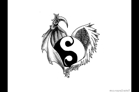 The tattoo starts off as a full yin yang and every step breaks down the tattoo into smaller and smaller pieces. Tribal Wolf Yin Yang Tattoo Wolf Tribal Tattoo In 2020