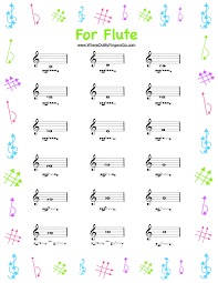 38 Memorable Flute Finger Chart Pdf
