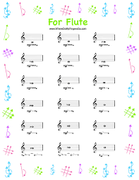 38 memorable flute finger chart pdf