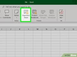 3 Ways To Unprotect An Excel Sheet Wikihow