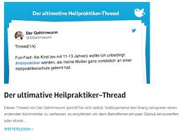 Twitterperlen greift auf, was andere posten und trägt es in andere kanäle. Twitterperlen Der Ultimative Heilpraktiker Thread Gwup Die Skeptiker