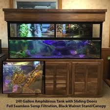 Diy turtle aquarium with underwater tunnel Turtle Tanks Amphibian Tanks