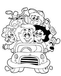 Coloring pages kids can choose from a variety of different themes to color while travelling. Family Road Trip Coloring Page Family Coloring Pages Family Coloring Preschool Coloring Pages