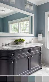 Blue grays look more sophisticated and upscale than a typical blue, and since gray is so stylish, it's the perfect recipe. Pin By Eduardo Monjaras On Quick Saves In 2021 Bathroom Decor Bathrooms Remodel Bathroom Color Schemes