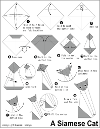 Origami Siamese Cat Origami Easy Easy Origami Flower Origami Artist