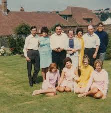 Back: Den and Baps Chaplin, John and Evelyn ...