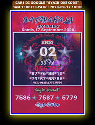 1 New Message Kode Syair Sydney 17 September 2020 Forum Syair Togel Hongkong Singapura Sydney