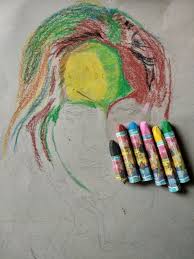 Sedangkan oil pastel tuh empuk, mudah digunakan untuk gradasi dan warnanya lebih keluar, dengan ketelatenan, kita akan belajar sabar untuk tidak mengotori hasil karya karena untuk mengakali residu oil pastel adalah dengan terus berlatih sehingga semakin jago, semakin sedikit residu yang dihasilkan. Making Pop Art With Oil Pastel Bilingual Steemit