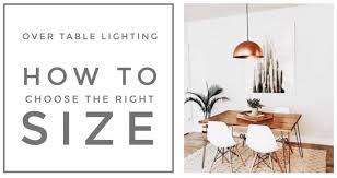 New listinghanging lamp light single dining table retro grey black dimmable adjustable. How To Choose The Right Size Ceiling Light For Over Your Dining Kitchen Table Lightbox