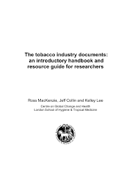 Website moq:5cartons if you order 25carton or more please contact us, you will get better prices! Pdf The Tobacco Industry Documents An Introductory Handbook And Resource Guide For Researchers