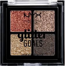 Nyx Professional Makeup Glitter Goals Cream Quad Palette Ulta Beauty In 2021 Professional Makeup Nyx Professional Makeup Glitter Eyeshadow Palette