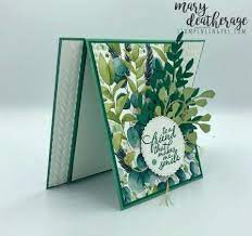 To achieve the softer looks i stamped off once before stamping the flowers and leaves. Stampin Up Forever Fern Sneak Peek With Video Tutorial Stamps N Lingers Flower Cards Stamping Up Cards Stampin Up Cards