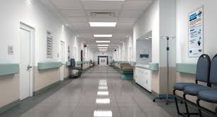 Realistic Hospital Hallway 3d Model Hospital Interior Design Hospital Interior Hospital Design