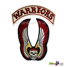 We love to send the warriors vest as gift to all 7 the warriors movie actor who'd played the warriors roll in. The Warriors Movie Embroidered Badges Large Vest Patches Rogues Furies Wizard Patch