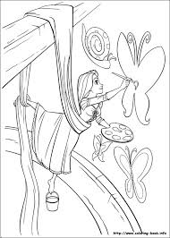 Each of the coloring sheets features hello kitty in a different … Tangled Coloring Picture