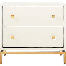 Ivory Shagreen Embossed Nightstand Reviews Cb2 In 2020 Brass Nightstand Bedroom Night Stands Modern Nightstand