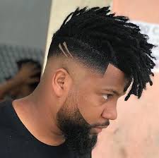 A high bald fade will offer a strong contrast for an edgy style. High Top Drop Fade Dreads Novocom Top