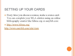 Eps is simpler, so if in doubt, try it first. Mla Powerpoint Bibliography And Note Cards How To